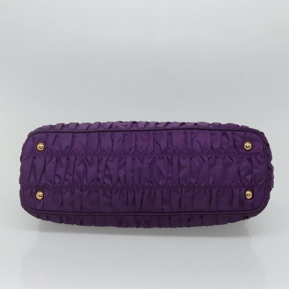 PRADA Hand Bag Nylon 2way Purple Auth 112537 - Picture 9 of 16